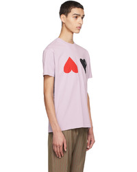 T-shirt à col rond imprimé rose Vivienne Westwood