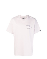 T-shirt à col rond imprimé rose rag & bone