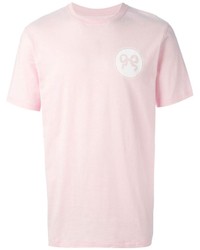 T-shirt à col rond imprimé rose Soulland