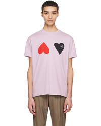 T-shirt à col rond imprimé rose Vivienne Westwood