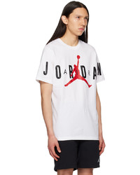 T-shirt à col rond imprimé rose NIKE JORDAN