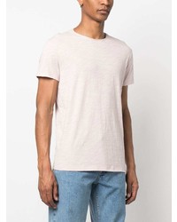 T-shirt à col rond imprimé rose Zadig & Voltaire