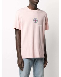 T-shirt à col rond imprimé rose Zadig & Voltaire