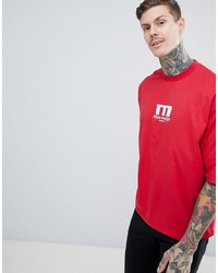T-shirt à col rond imprimé rouge ASOS DESIGN