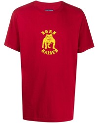 T-shirt à col rond imprimé rouge BornxRaised
