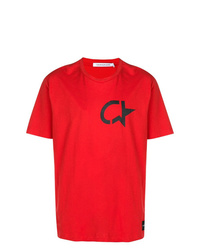T-shirt à col rond imprimé rouge Calvin Klein Jeans