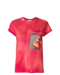 T-shirt à col rond imprimé rouge Forte Dei Marmi Couture