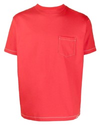 T-shirt à col rond imprimé rouge FURSAC