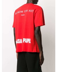 T-shirt à col rond imprimé rouge Ih Nom Uh Nit