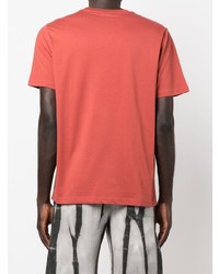 T-shirt à col rond imprimé rouge PS Paul Smith