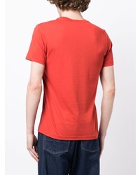 T-shirt à col rond imprimé rouge PS Paul Smith
