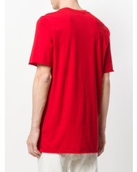 T-shirt à col rond imprimé rouge Lost & Found Ria Dunn