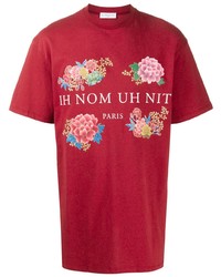 T-shirt à col rond imprimé rouge Ih Nom Uh Nit