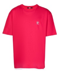 T-shirt à col rond imprimé rouge Karl Lagerfeld