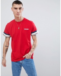 T-shirt à col rond imprimé rouge Lambretta