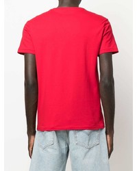 T-shirt à col rond imprimé rouge Polo Ralph Lauren