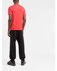 T-shirt à col rond imprimé rouge DSQUARED2