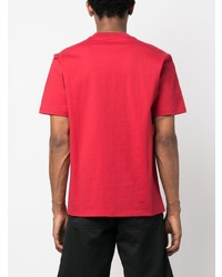 T-shirt à col rond imprimé rouge Carhartt WIP