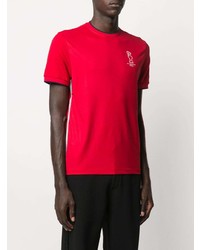 T-shirt à col rond imprimé rouge North Sails x Prada Cup