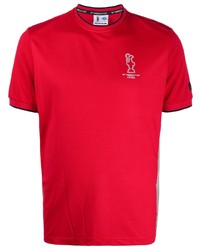 T-shirt à col rond imprimé rouge North Sails x Prada Cup