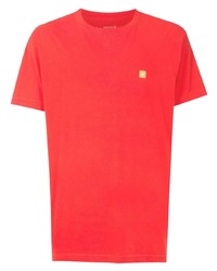 T-shirt à col rond imprimé rouge OSKLEN