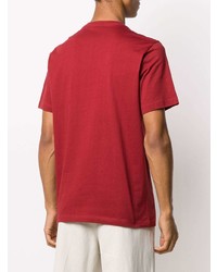 T-shirt à col rond imprimé rouge PS Paul Smith