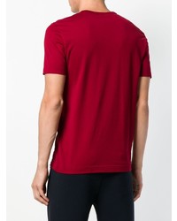 T-shirt à col rond imprimé rouge Dolce & Gabbana