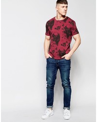 T-shirt à col rond imprimé rouge Firetrap