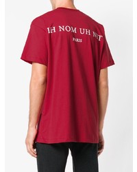 T-shirt à col rond imprimé rouge Ih Nom Uh Nit