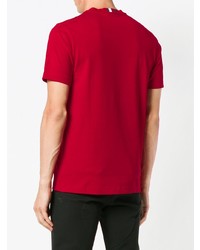 T-shirt à col rond imprimé rouge Hilfiger Collection