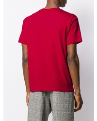 T-shirt à col rond imprimé rouge Kenzo