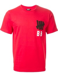 T-shirt à col rond imprimé rouge Undefeated