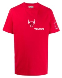 T-shirt à col rond imprimé rouge Zadig & Voltaire