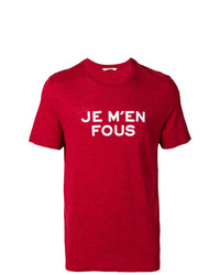 T-shirt à col rond imprimé rouge Zadig & Voltaire