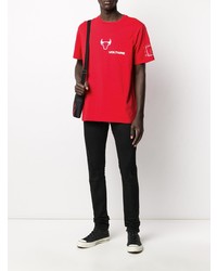 T-shirt à col rond imprimé rouge Zadig & Voltaire