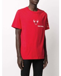 T-shirt à col rond imprimé rouge Zadig & Voltaire