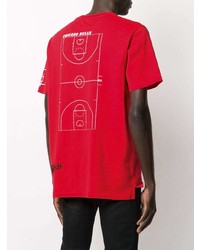 T-shirt à col rond imprimé rouge Zadig & Voltaire