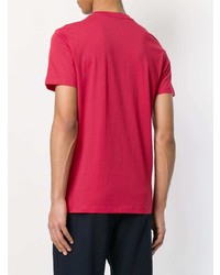 T-shirt à col rond imprimé rouge Ps By Paul Smith