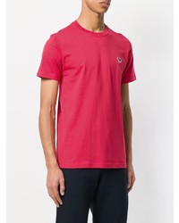 T-shirt à col rond imprimé rouge Ps By Paul Smith