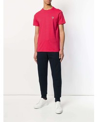 T-shirt à col rond imprimé rouge Ps By Paul Smith