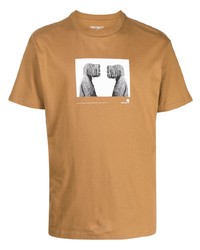 T-shirt à col rond imprimé tabac Carhartt WIP