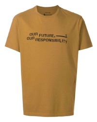 T-shirt à col rond imprimé tabac OSKLEN