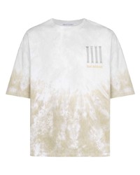 T-shirt à col rond imprimé tie-dye beige Children Of The Discordance