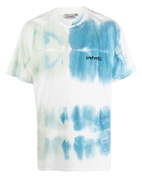 T-shirt à col rond imprimé tie-dye bleu clair Carhartt WIP