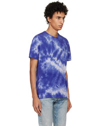 T-shirt à col rond imprimé tie-dye bleu marine Polo Ralph Lauren