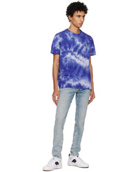 T-shirt à col rond imprimé tie-dye bleu marine Polo Ralph Lauren