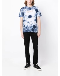 T-shirt à col rond imprimé tie-dye bleu marine True Religion