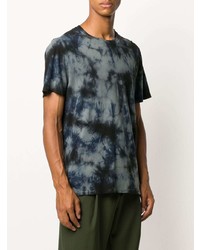 T-shirt à col rond imprimé tie-dye bleu marine Zadig & Voltaire