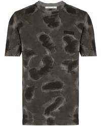 T-shirt à col rond imprimé tie-dye gris foncé 1017 Alyx 9Sm