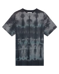 T-shirt à col rond imprimé tie-dye gris foncé John Elliott